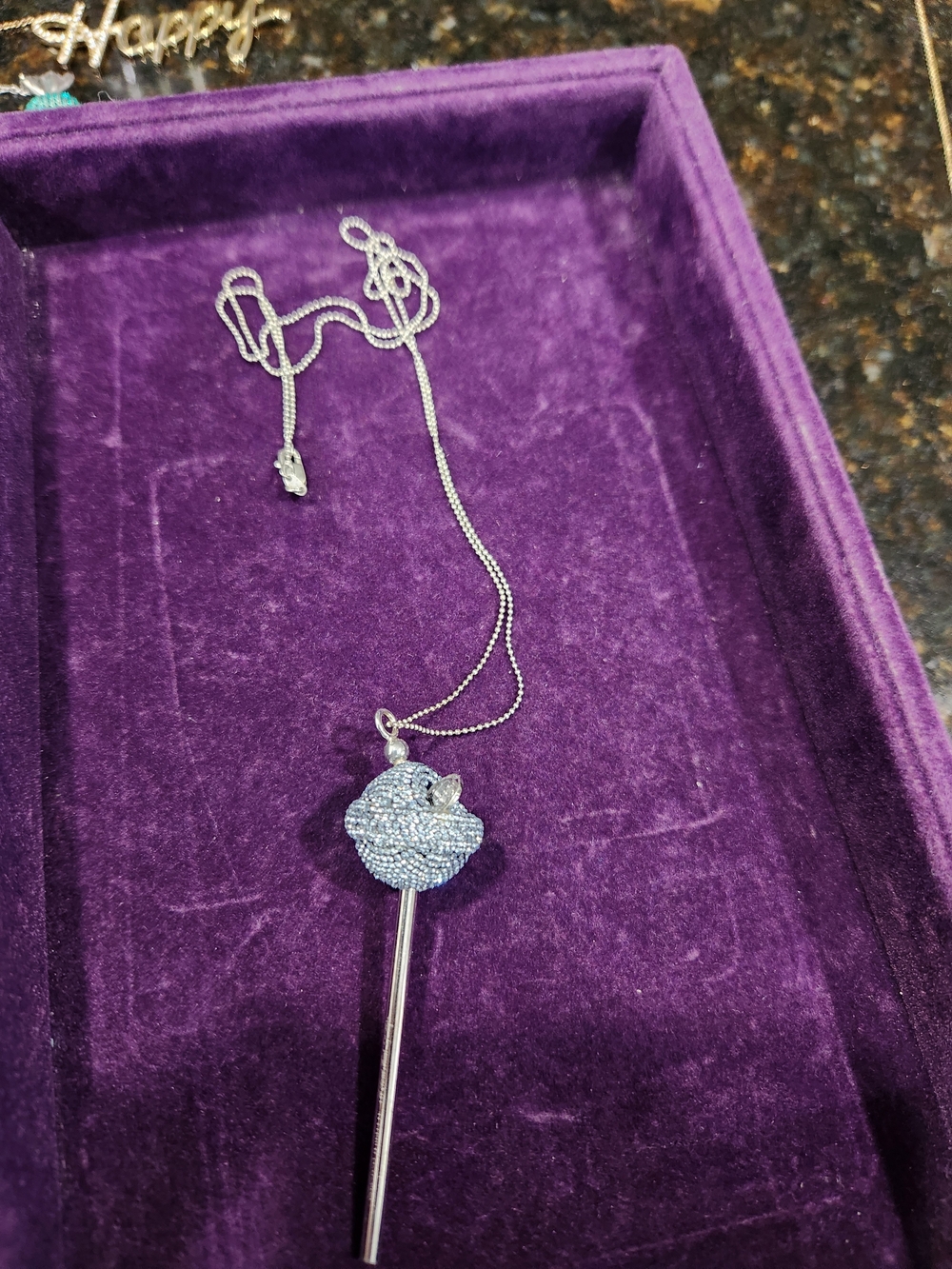 SIS (SIMONE I SMITH) Sweet Touch Of Hope Silver Lollipop Necklace - Picture 4 of 4